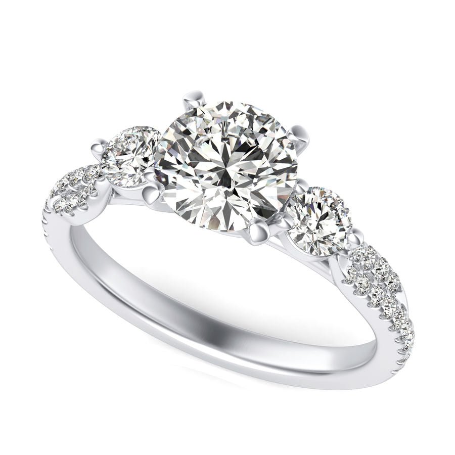 Twist Engagement Ring - Jewelry Exchange Center