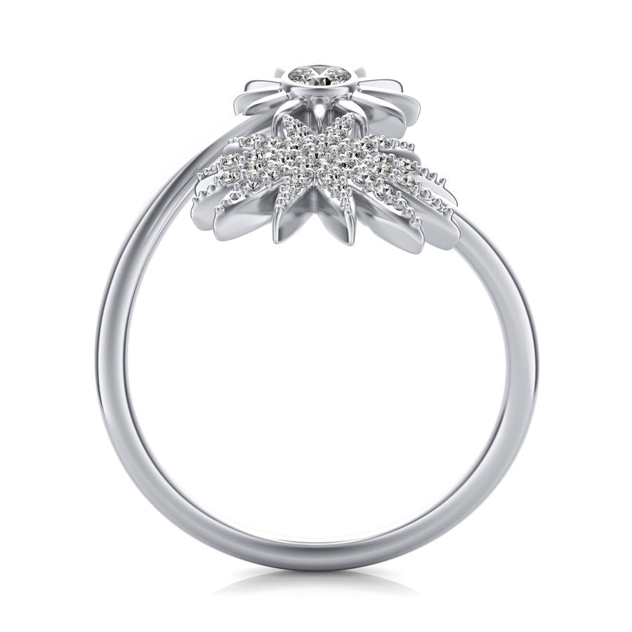 Bezel Sun with Stars Fashion Ring - Jewelry Exchange Center