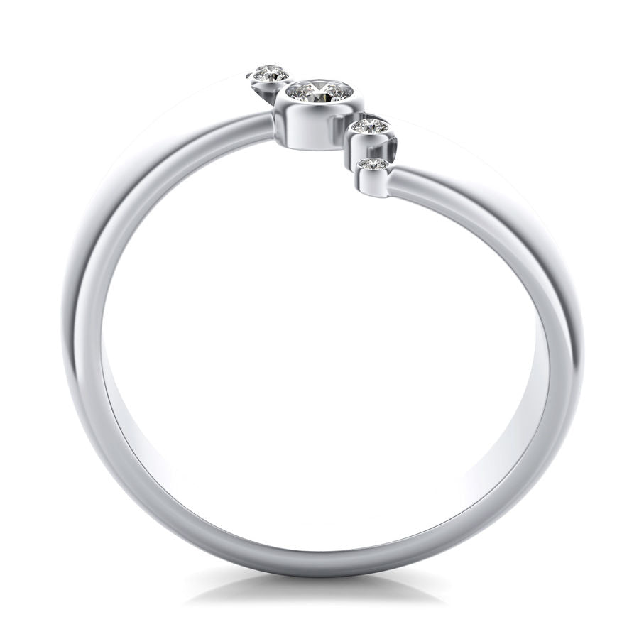 5 Star Bezel Fashion Ring - Jewelry Exchange Center