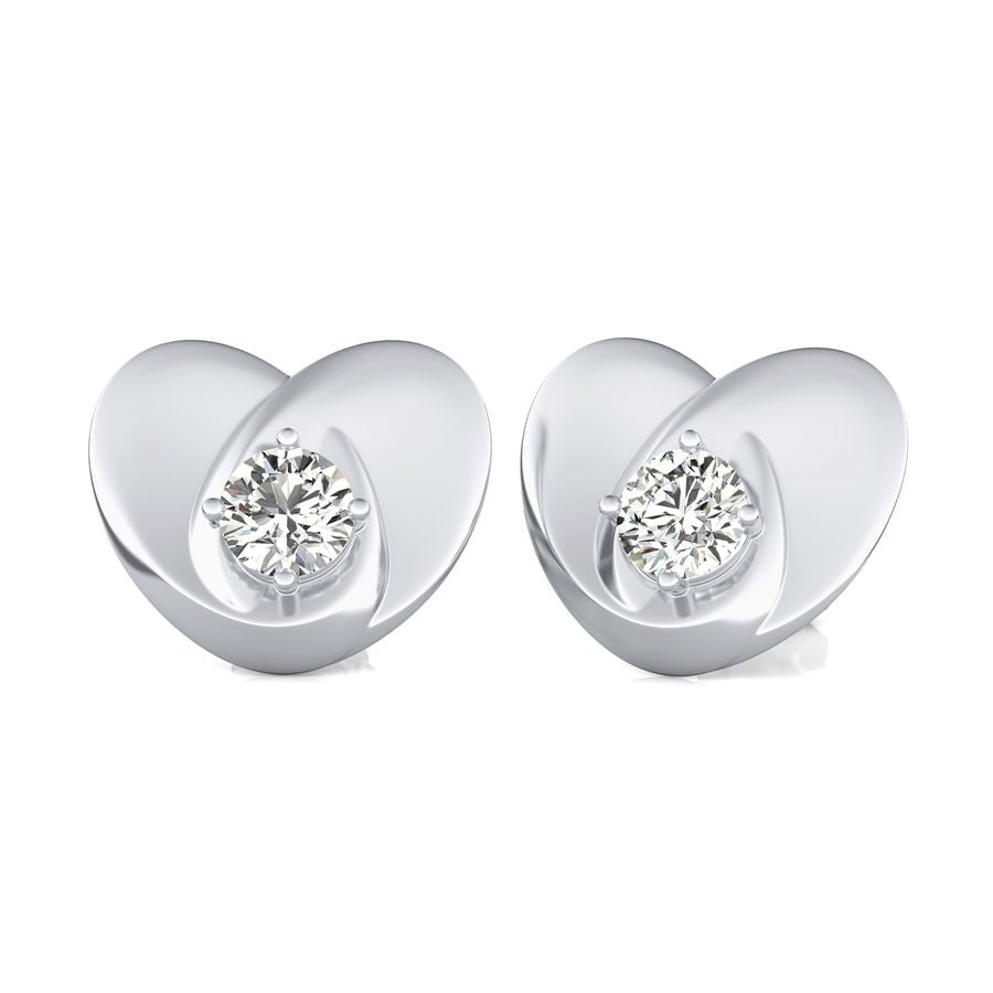 Heart Stud Earrings - Jewelry Exchange Center