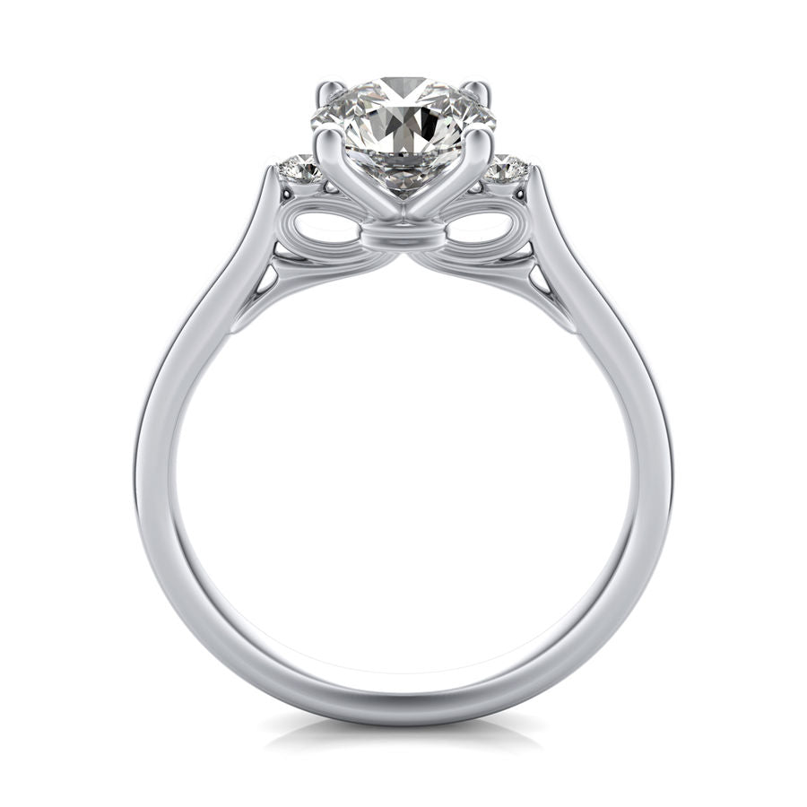 Three Stone Engagement Ring - Jewelry Exchange Center