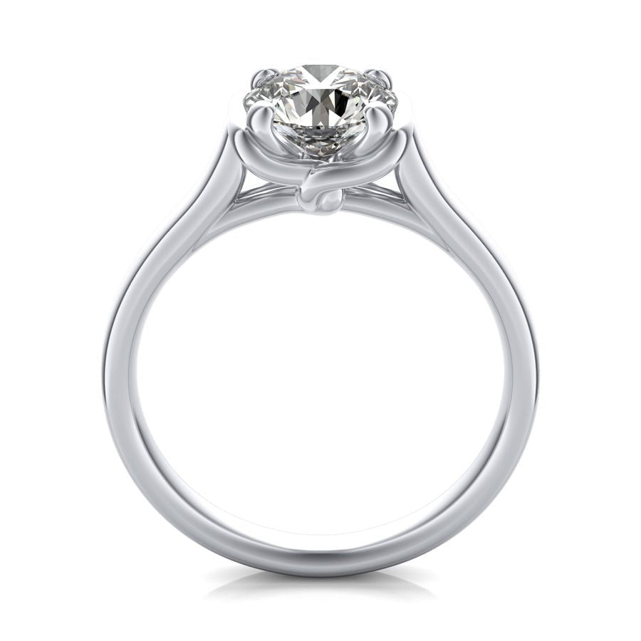 Cathedral Solitaire Engagement Ring - Jewelry Exchange Center