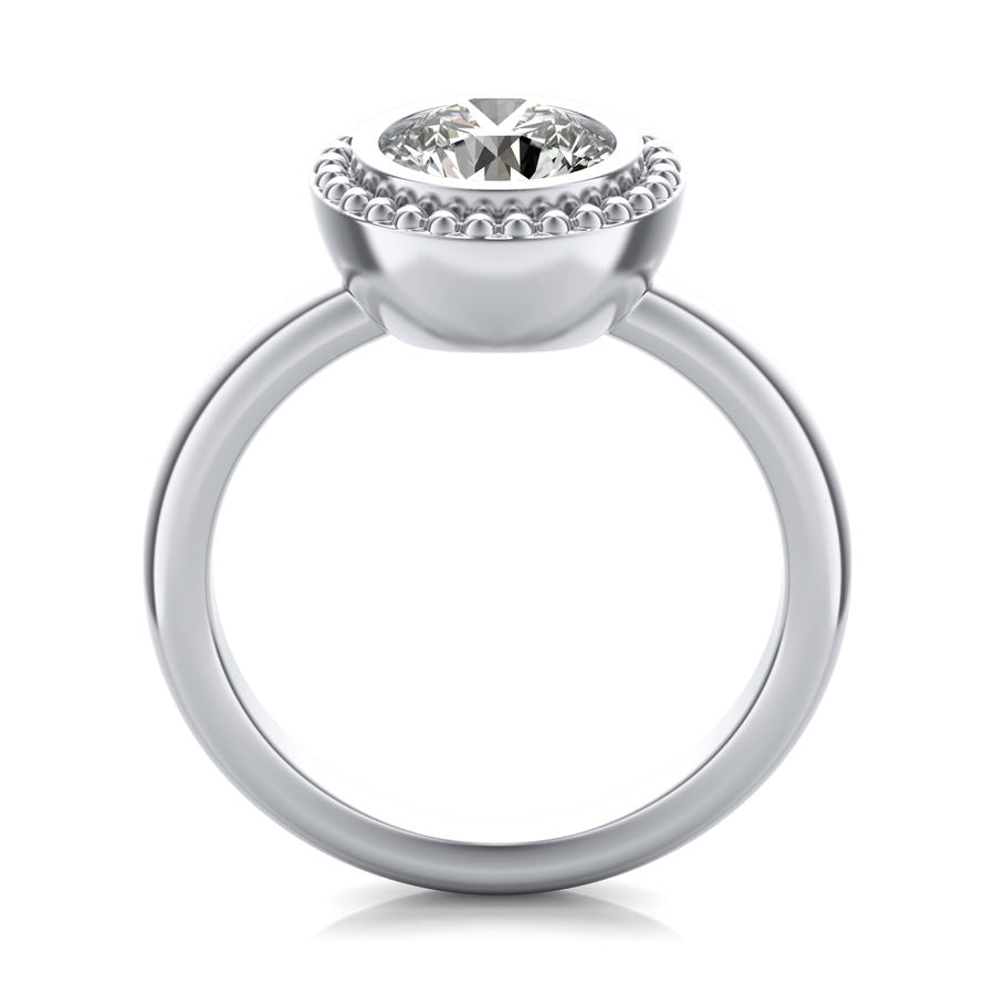 Bezel Engagement Ring