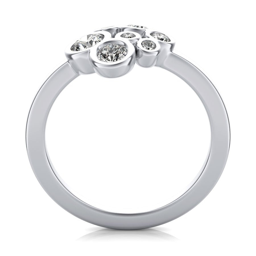 Bezel Set Cluster Stones - Jewelry Exchange Center