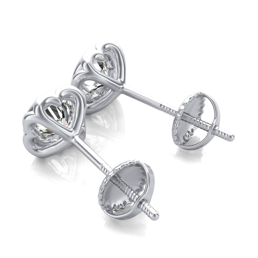 Bezel Stud Earrings - Jewelry Exchange Center