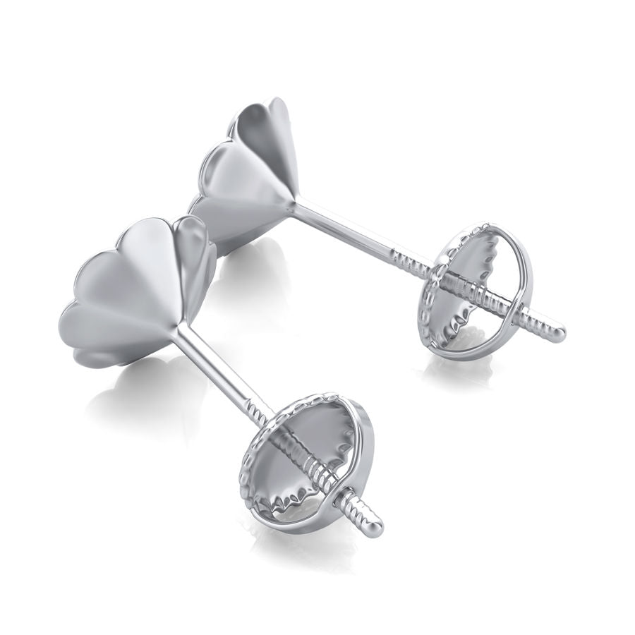 Bezel Stud Earrings - Jewelry Exchange Center