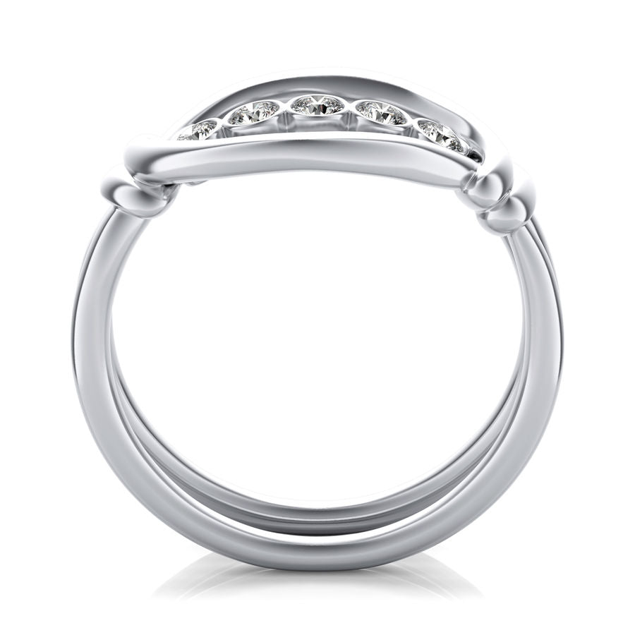 5 Stone Ring Double Shank - Jewelry Exchange Center