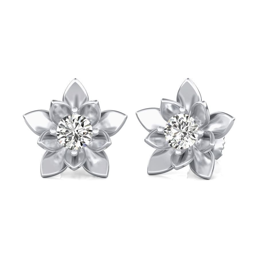 Flower Stud Earrings - Jewelry Exchange Center