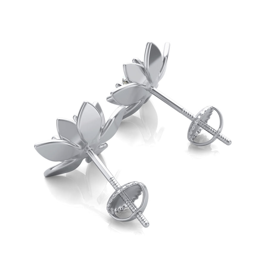 Flower Stud Earrings - Jewelry Exchange Center
