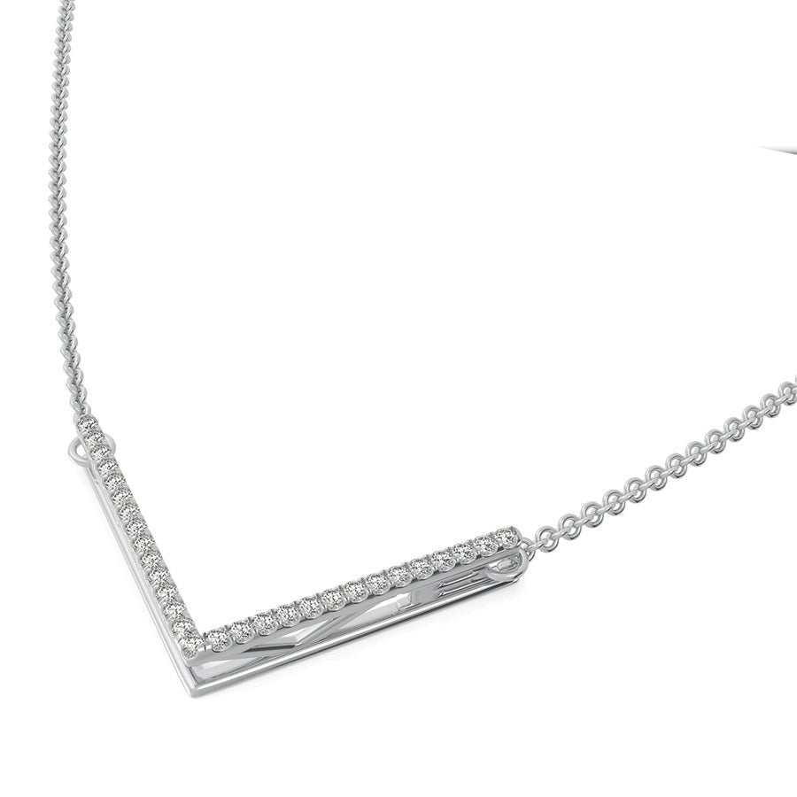"LOVE" Chevron Bar Pendant - Jewelry Exchange Center