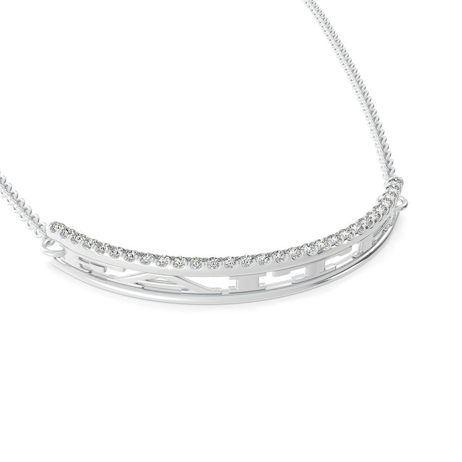 "FAITH" Rounded Bar Pendant - Jewelry Exchange Center