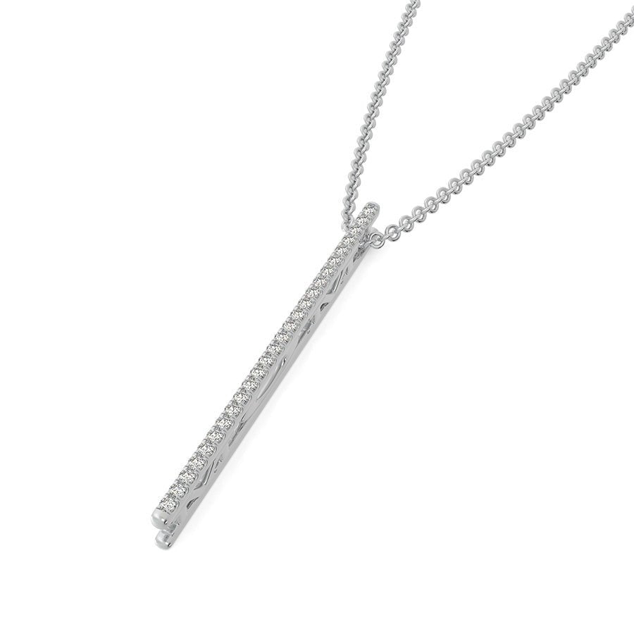 "MOM" Drop Bar Pendant - Jewelry Exchange Center