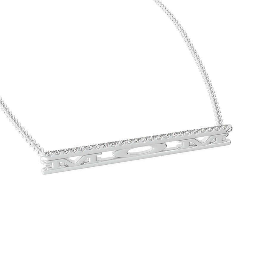 "MOM" Bar Pendant - Jewelry Exchange Center