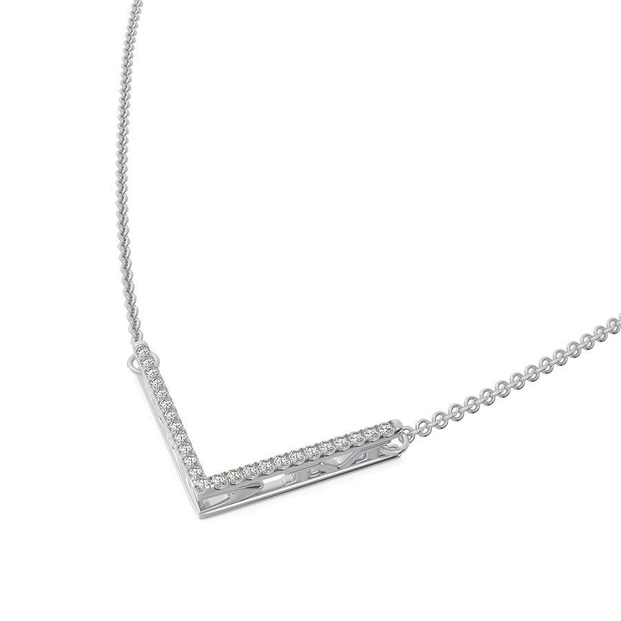 "MOM" Chevron Bar Pendant - Jewelry Exchange Center