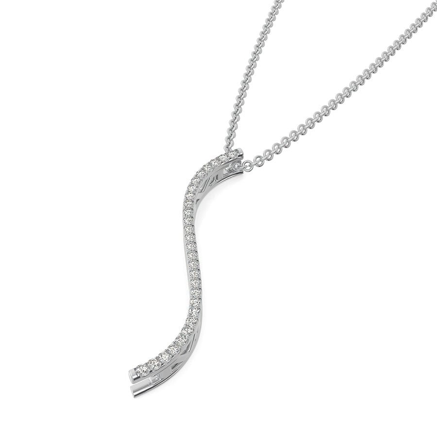 "MOM" S - Curved Pendant - Jewelry Exchange Center