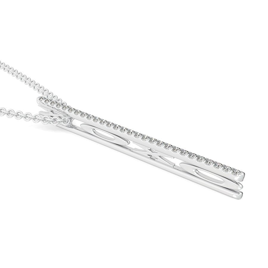 "XOXO" Drop Bar Pendant - Jewelry Exchange Center