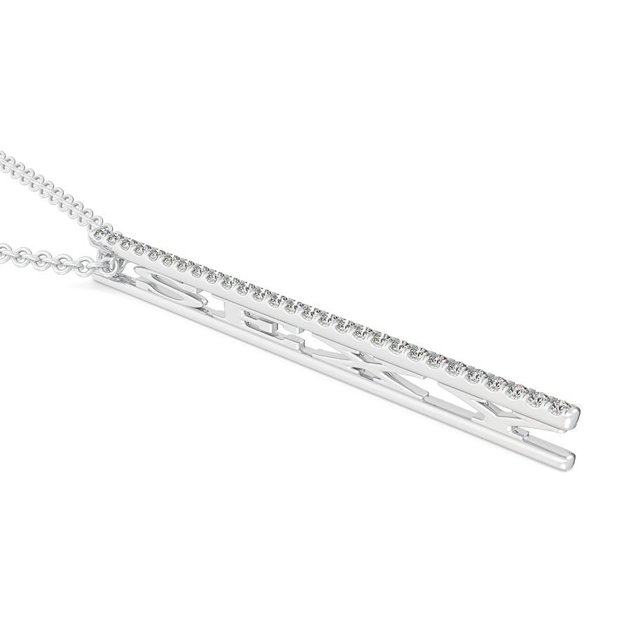 "SEXY" Drop Bar Pendant - Jewelry Exchange Center