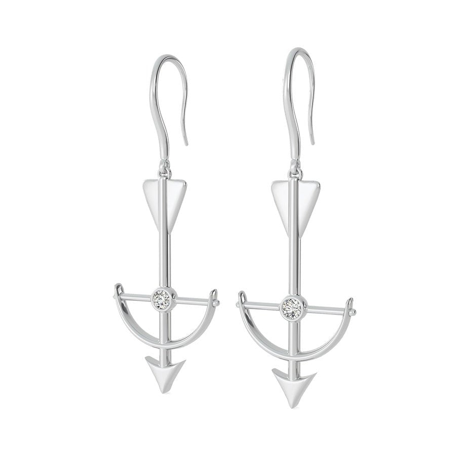 Arrow and Bow Earrings - Jewelry Exchange Center