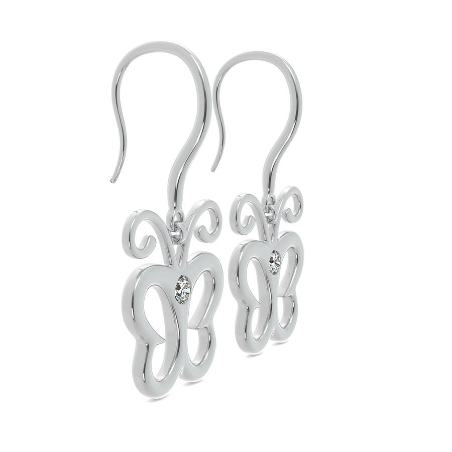 Butterfly Charm Earrings - Jewelry Exchange Center