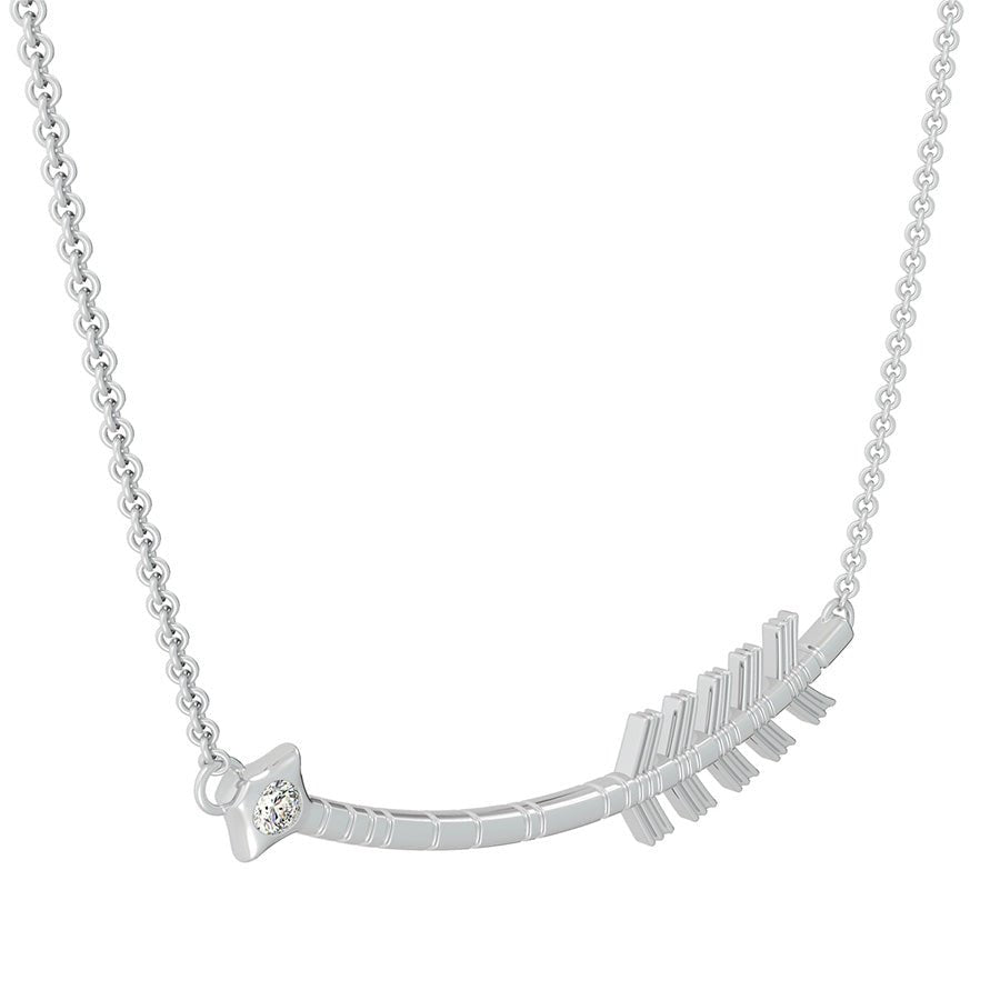 Curved Arrow Pendant - Jewelry Exchange Center