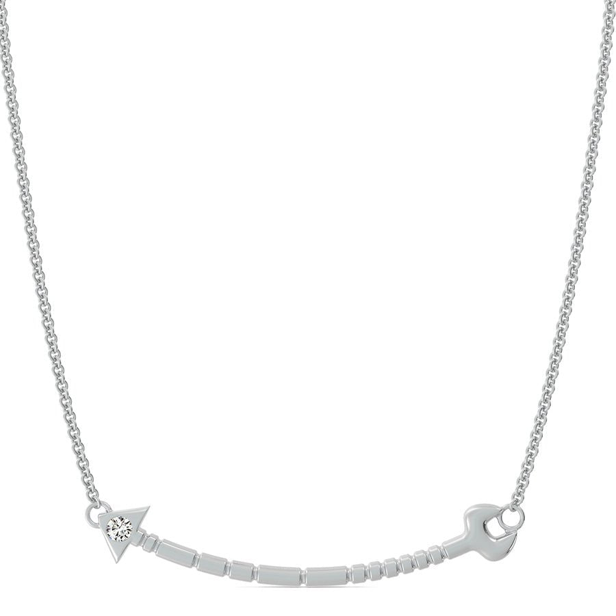 Curved Arrow Pendant - Jewelry Exchange Center
