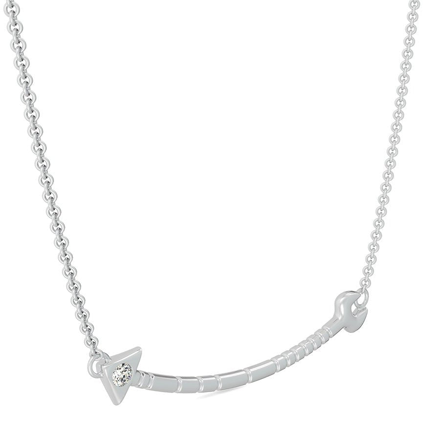 Curved Arrow Pendant - Jewelry Exchange Center