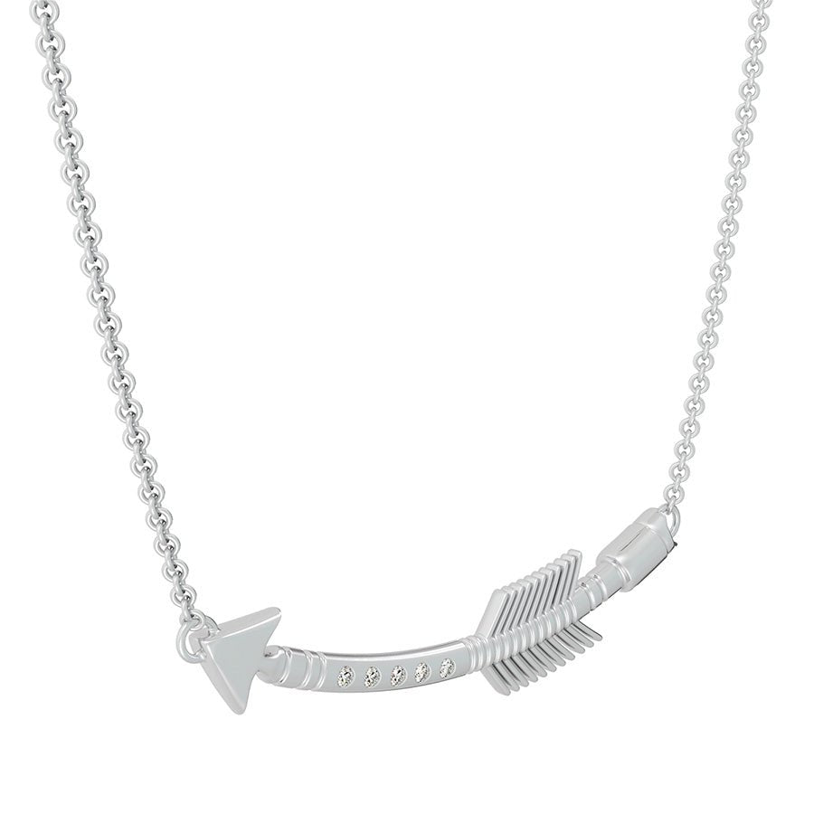 Curved Arrow Pendant - Jewelry Exchange Center