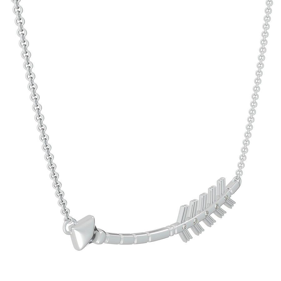 Curved Arrow Pendant - Jewelry Exchange Center