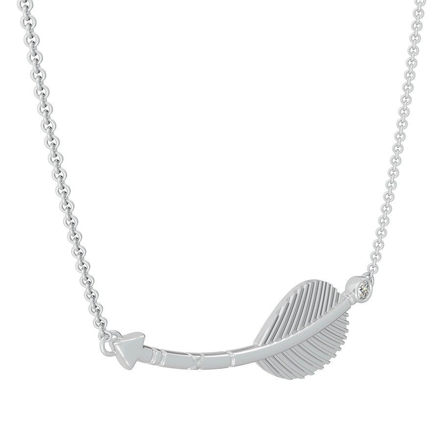 Sideways Arrow Pendant - Jewelry Exchange Center