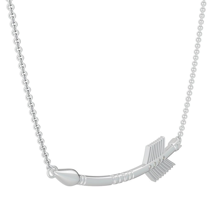 Curved Arrow Pendant - Jewelry Exchange Center