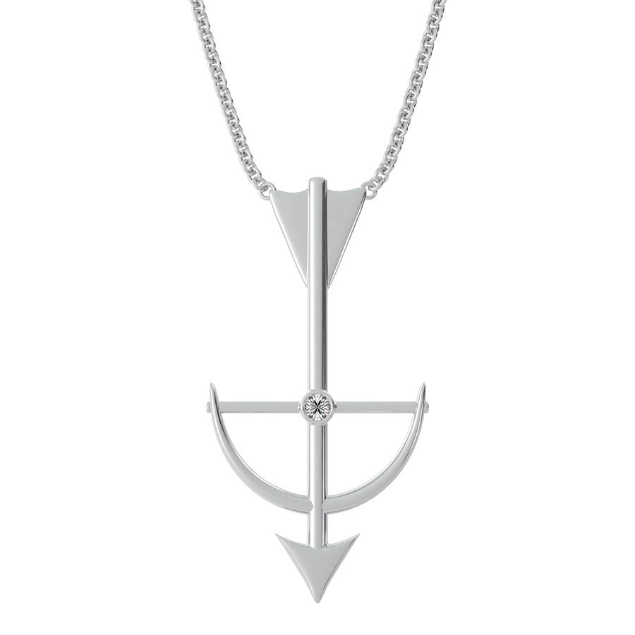 Bow An Arrow Drop Pendant - Jewelry Exchange Center
