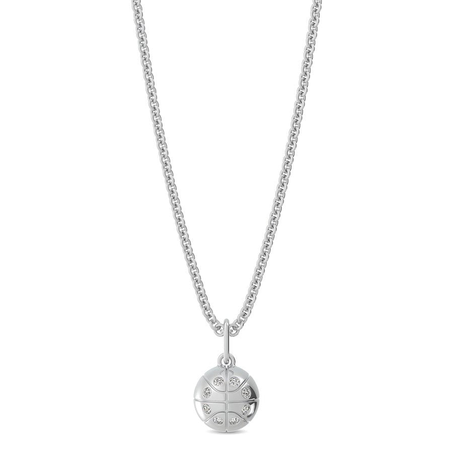 Basketball Charm Pendant - Jewelry Exchange Center