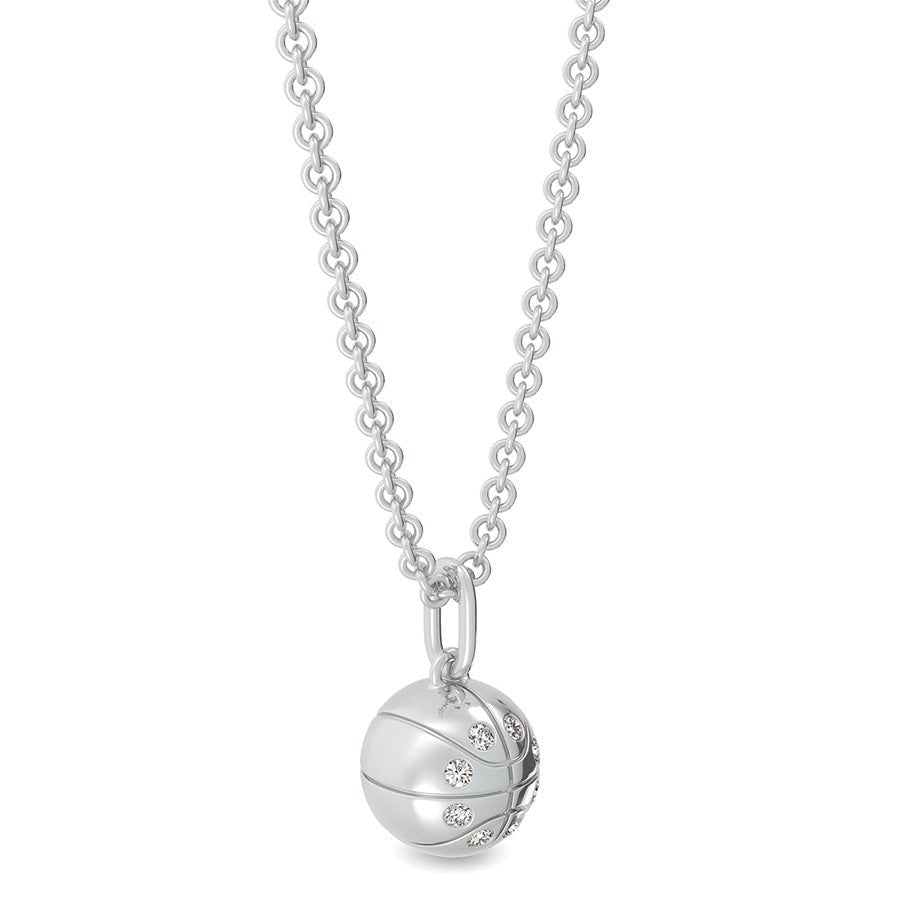 Basketball Charm Pendant - Jewelry Exchange Center