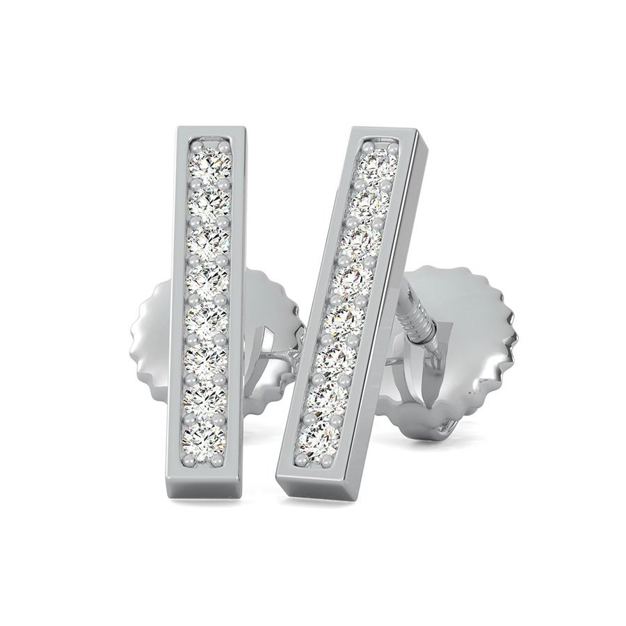 Bar 1/2 Inch Earrings - Jewelry Exchange Center