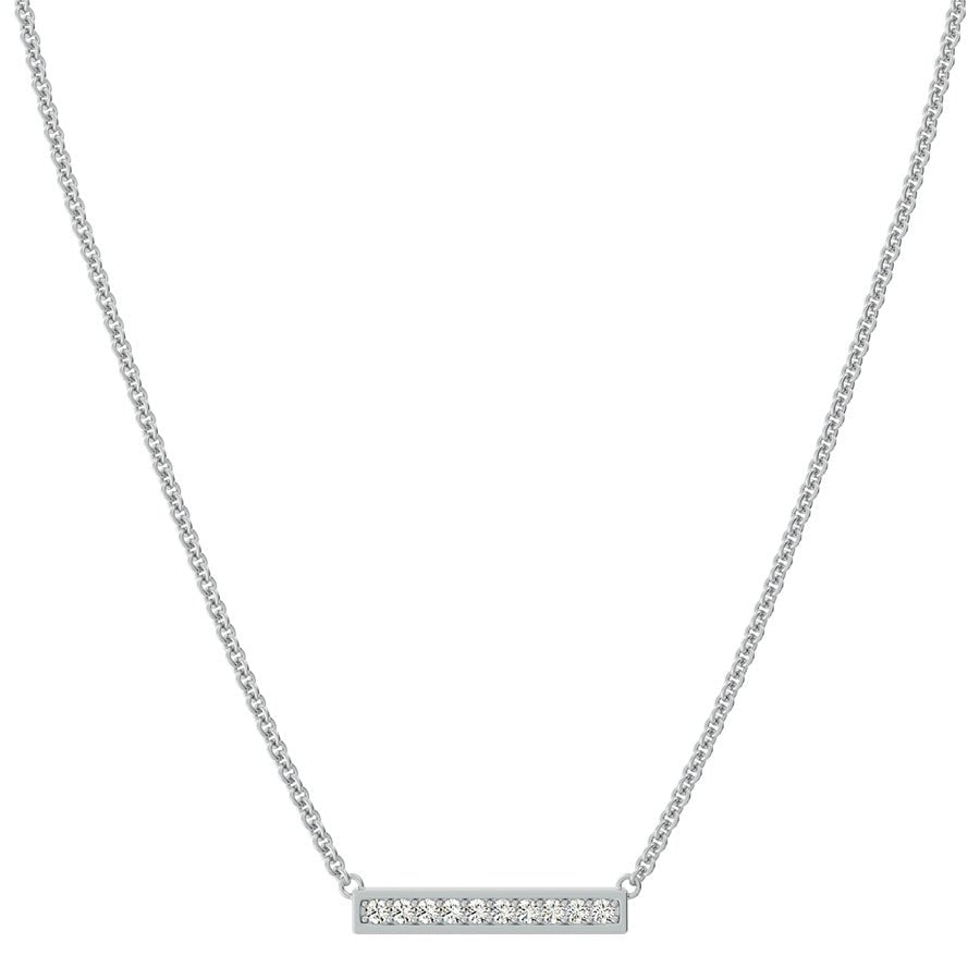 Bar Sideways Pendant - Jewelry Exchange Center