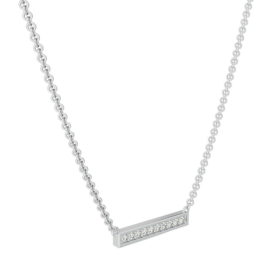 Bar Sideways Pendant - Jewelry Exchange Center
