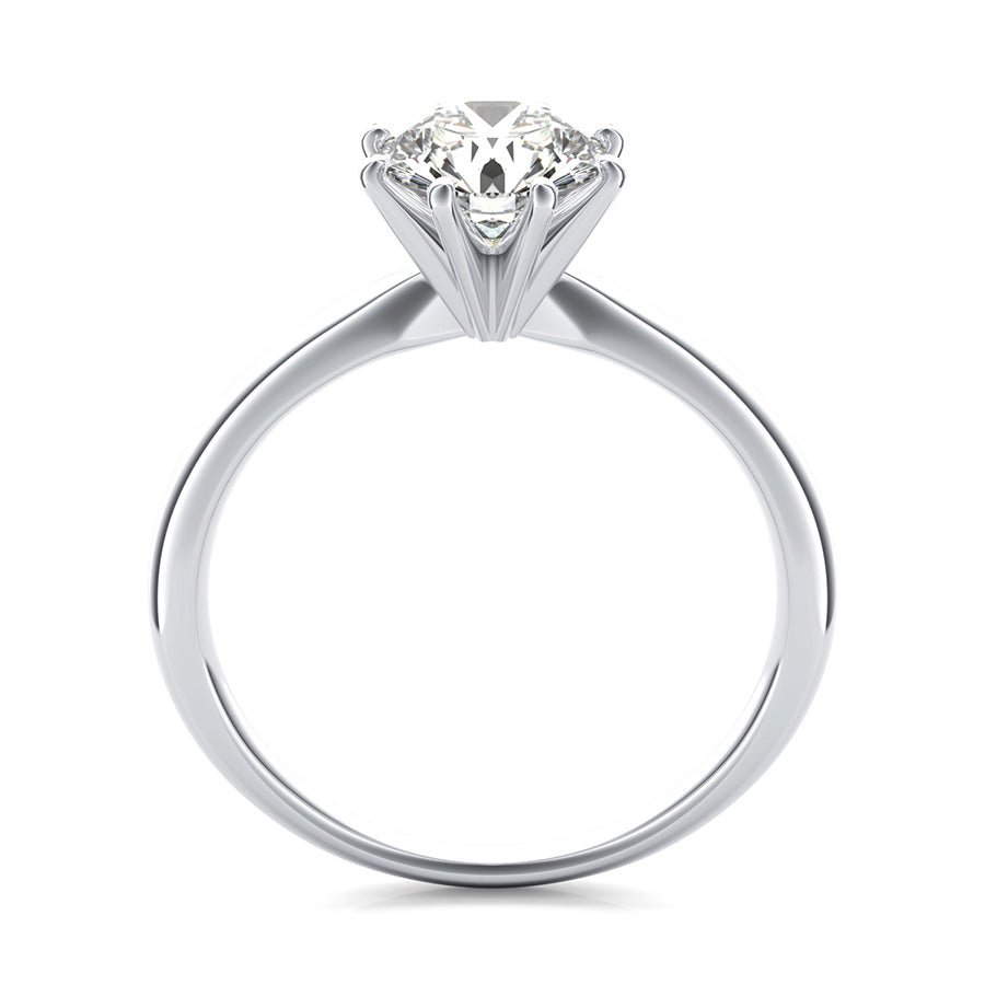 Delicate And Classic Solitaire Engagement Ring - Jewelry Exchange Center