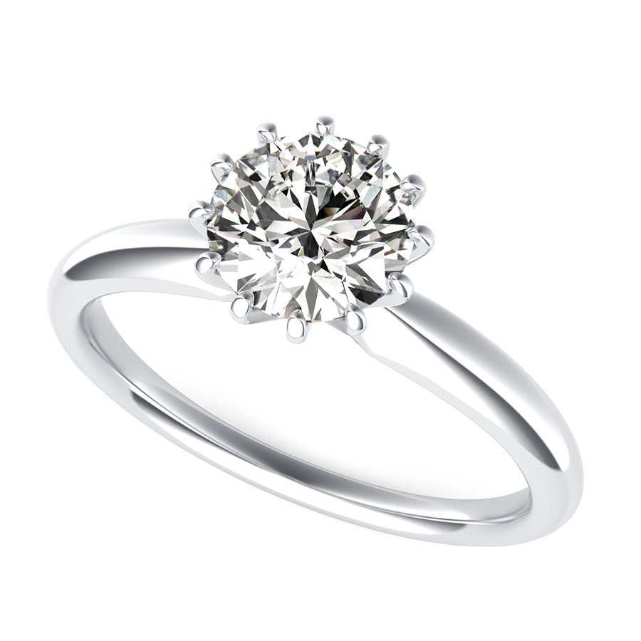 Delicate And Classic Solitaire Engagement Ring - Jewelry Exchange Center