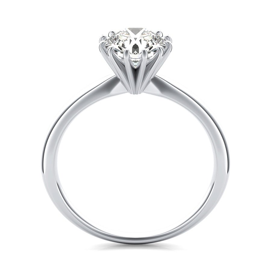 Delicate And Classic Solitaire Engagement Ring - Jewelry Exchange Center