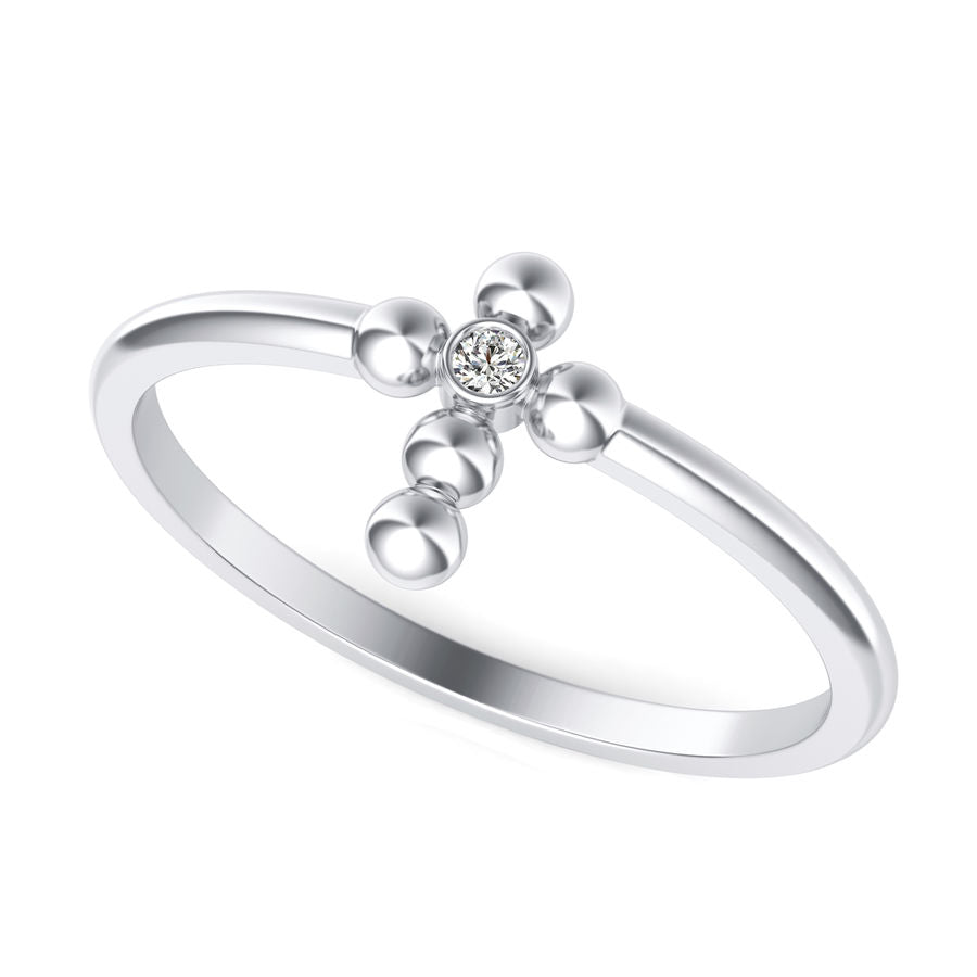 Catholic Cross Fashion Ring - Jewelry Exchange Center