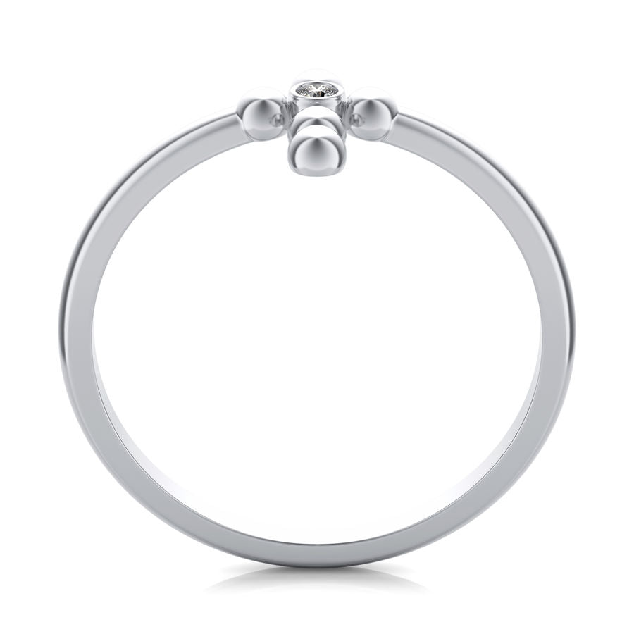 Catholic Cross Fashion Ring - Jewelry Exchange Center