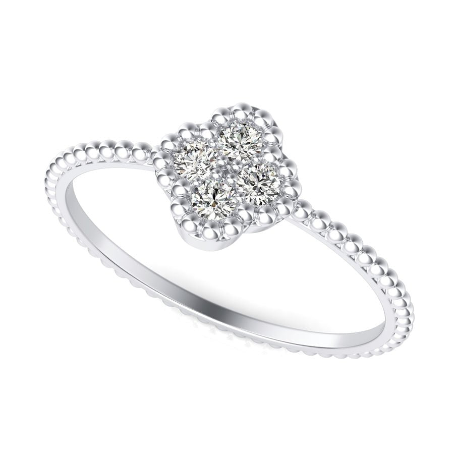 4 Leaf Clover Fashion Ring - Jewelry Exchange Center