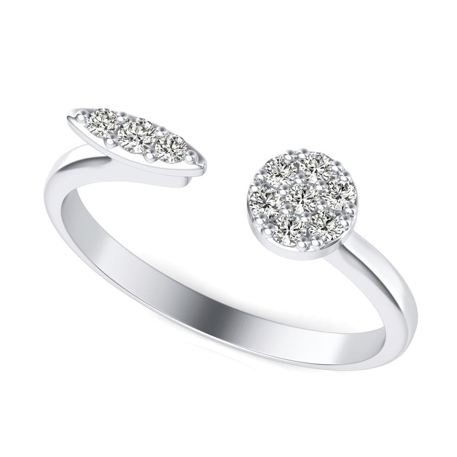 Circle and Oval Fashion Ring - Jewelry Exchange Center