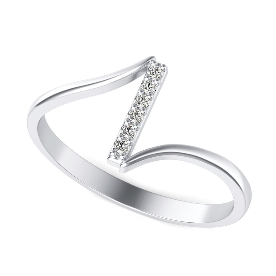 Bar of Diamond Fashion Ring - Jewelry Exchange Center