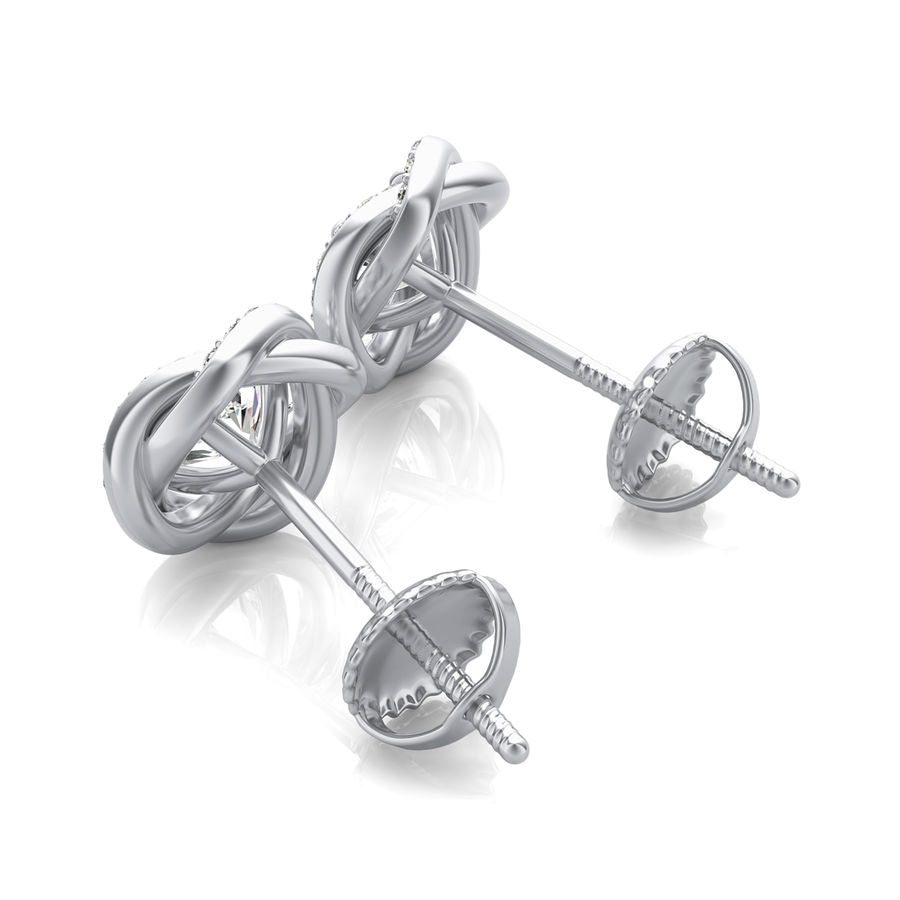 Halo Stud Earrings - Jewelry Exchange Center
