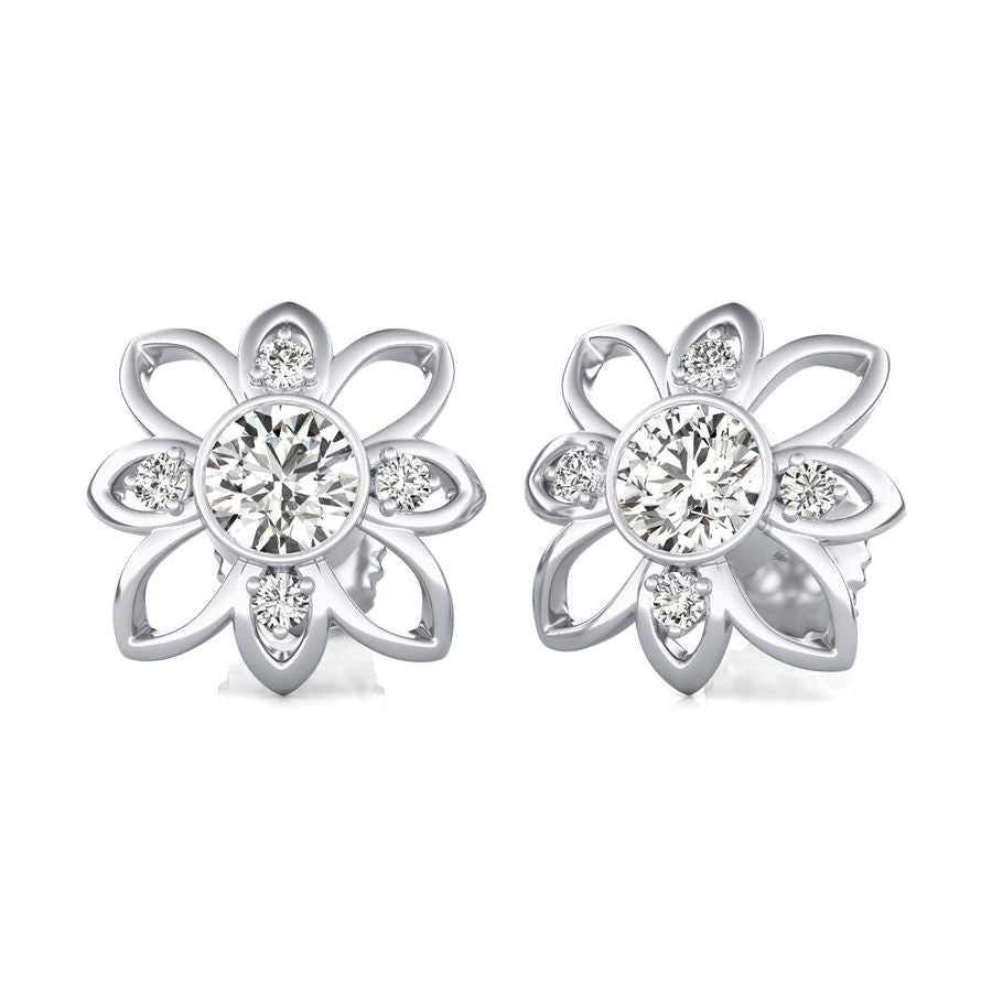 Halo Stud Earrings - Jewelry Exchange Center