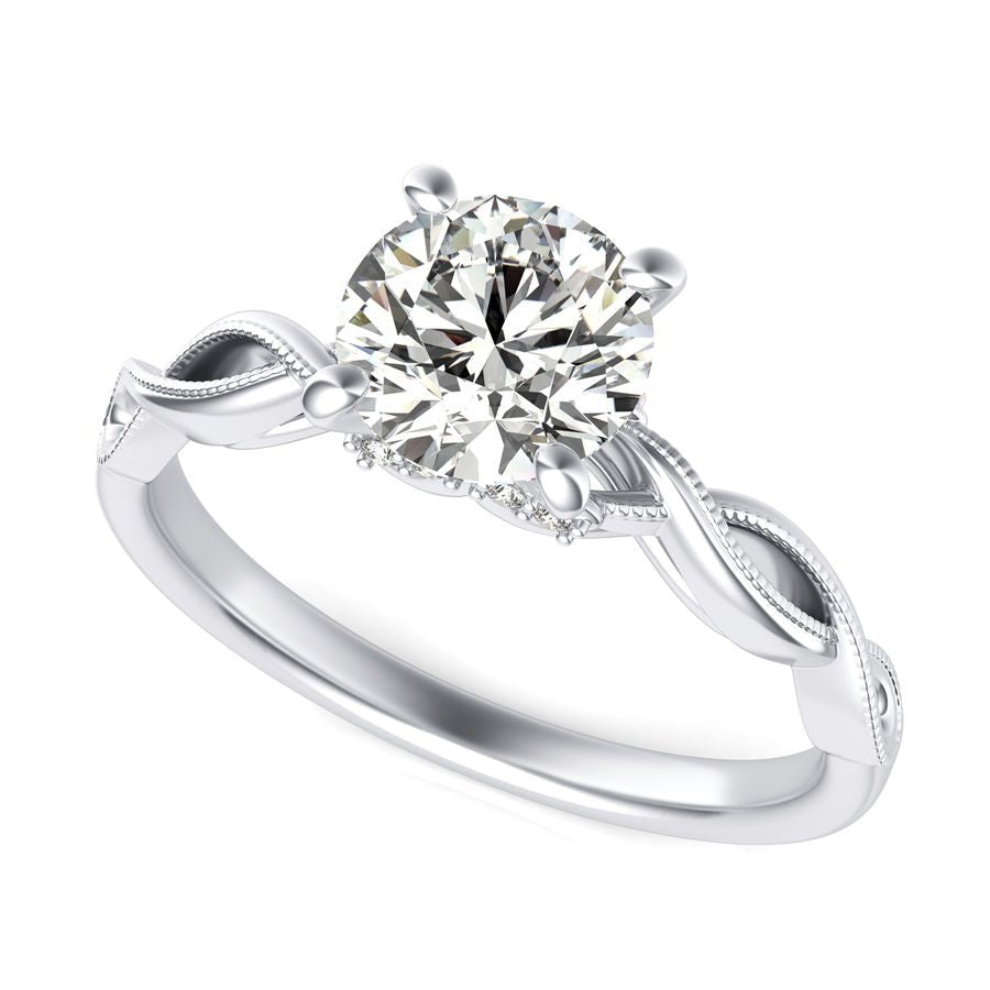 Twist Engagement Ring - Jewelry Exchange Center