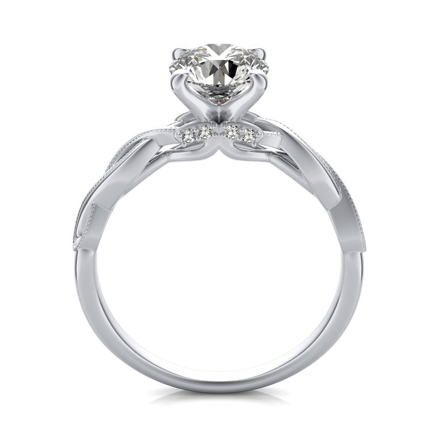 Twist Engagement Ring - Jewelry Exchange Center