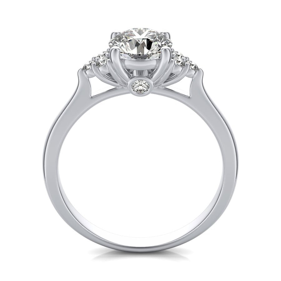 Cathedral Engagement Ring - Jewelry Exchange Center