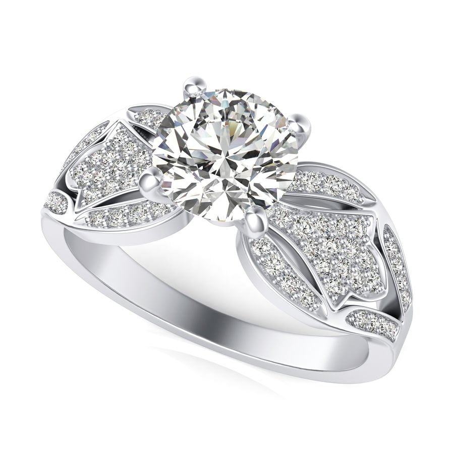 Art Deco Engagement Ring - Jewelry Exchange Center